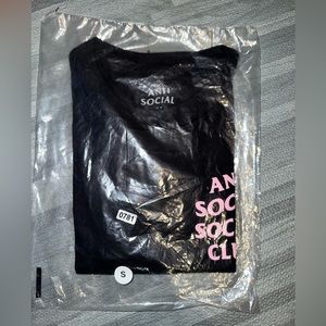 ASSC — Anti Social Social Club Mind Games Logo 2 T-Shirt - NWT (S) Black/Pink